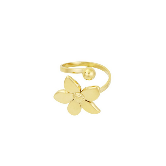 Flower dot ring